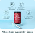 Ancient Nutrition Collagen Peptides Powder, Multi Collagen Protein, Women & Men, Vitamin C, Probiotics, Hydrolyzed Collagen, Supports Skin, Joints, Gut Health, Unflavored, 40 Servings