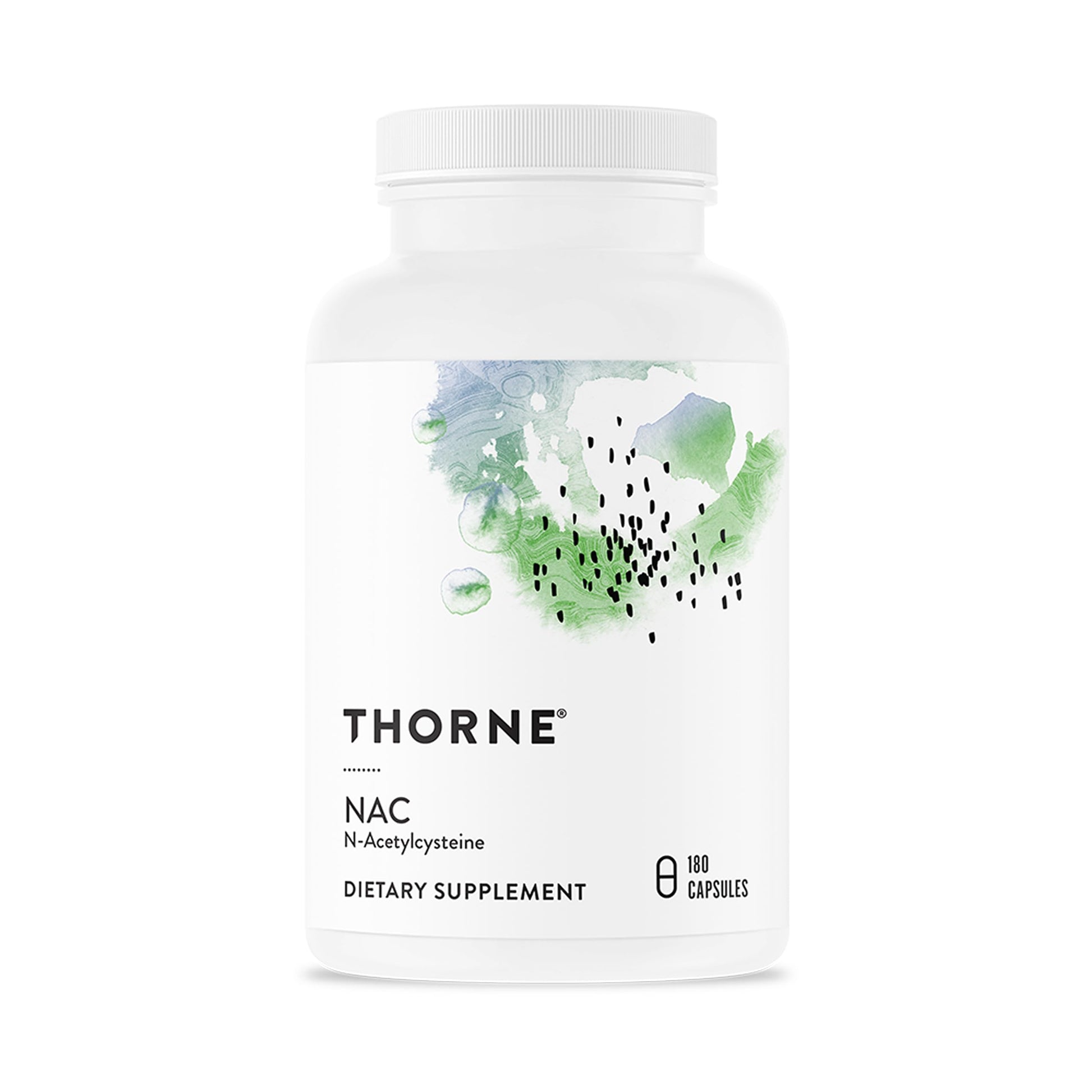 THORNE - NAC - N-Acetylcysteine - 500mg - Supports Respiratory Health & Immune Function - Promotes Liver & Kidney Detox* - Gluten, Dairy & Soy-Free - 90 Servings