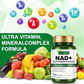 TKTALKER NAD Supplement 2000 Mg - 120 Capsules True NAD & Resveratrol, NMN Alternative Liposomal NAD+ for Women & Men, Support Cellular Health, Stamina & Healthy Aging - Ultra Strength Capsules