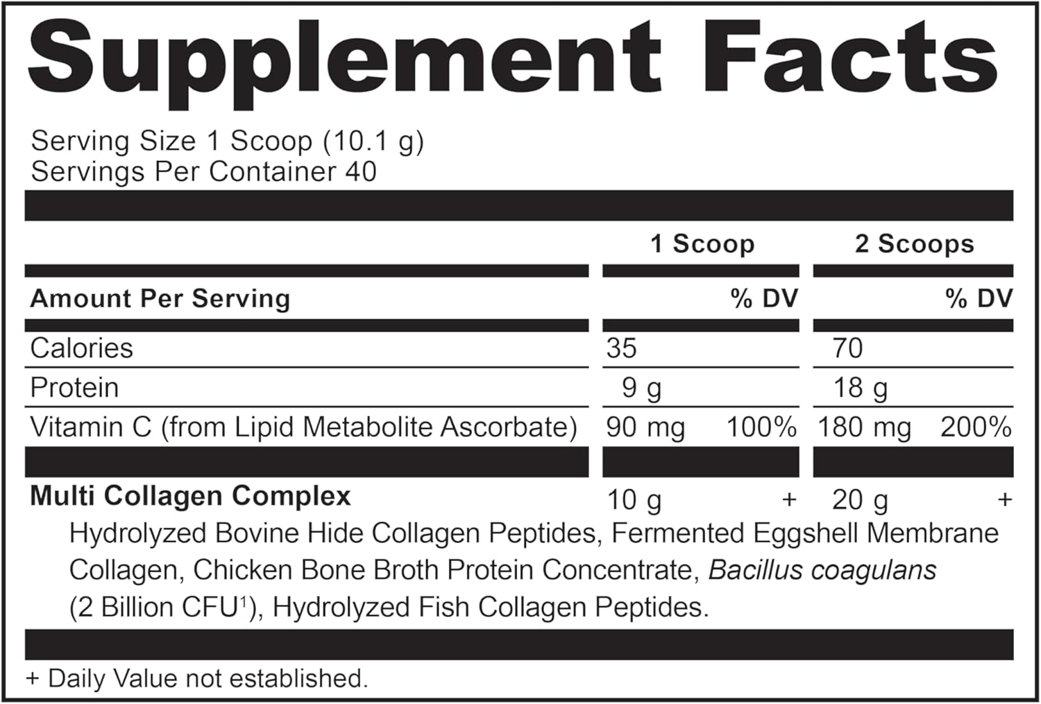 Ancient Nutrition Collagen Peptides Powder, Multi Collagen Protein, Women & Men, Vitamin C, Probiotics, Hydrolyzed Collagen, Supports Skin, Joints, Gut Health, Unflavored, 40 Servings