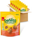 belVita Energy Snack Bites Variety Pack, Banana Dark Chocolate & Sunflower Seed, Blueberry & Sunflower Seed, 15 Snack Packs