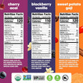 Noka Superfood Fruit Smoothie Pouches Variety Pack, Healthy Snacks with Flax Seed, Plant Protein and Prebiotic Fiber, Vegan and Gluten Free Snacks, Made in USA, Organic Squeeze Pouch, 4.22 oz, 12 Count