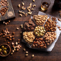 Mothers Day Nuts Gift Basket - Assortment of Sweet & Roasted Salted Gourmet Nuts - Food Gift Box for Mom, Her, Wife, Christmas, Fathers Day, Mothers Day, Sympathy, Family, Men & Women