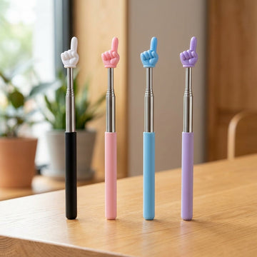 Pointer Finger Stick Extendable Hand Pointer for Teachers with Telescoping