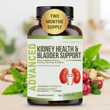 Kidney Cleanse Detox & Repair and Bladder Support- Kidney Support Supplement for Kidney
