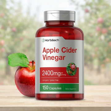 Apple Cider Vinegar Capsules 2400mg 150 Count Non-GMO