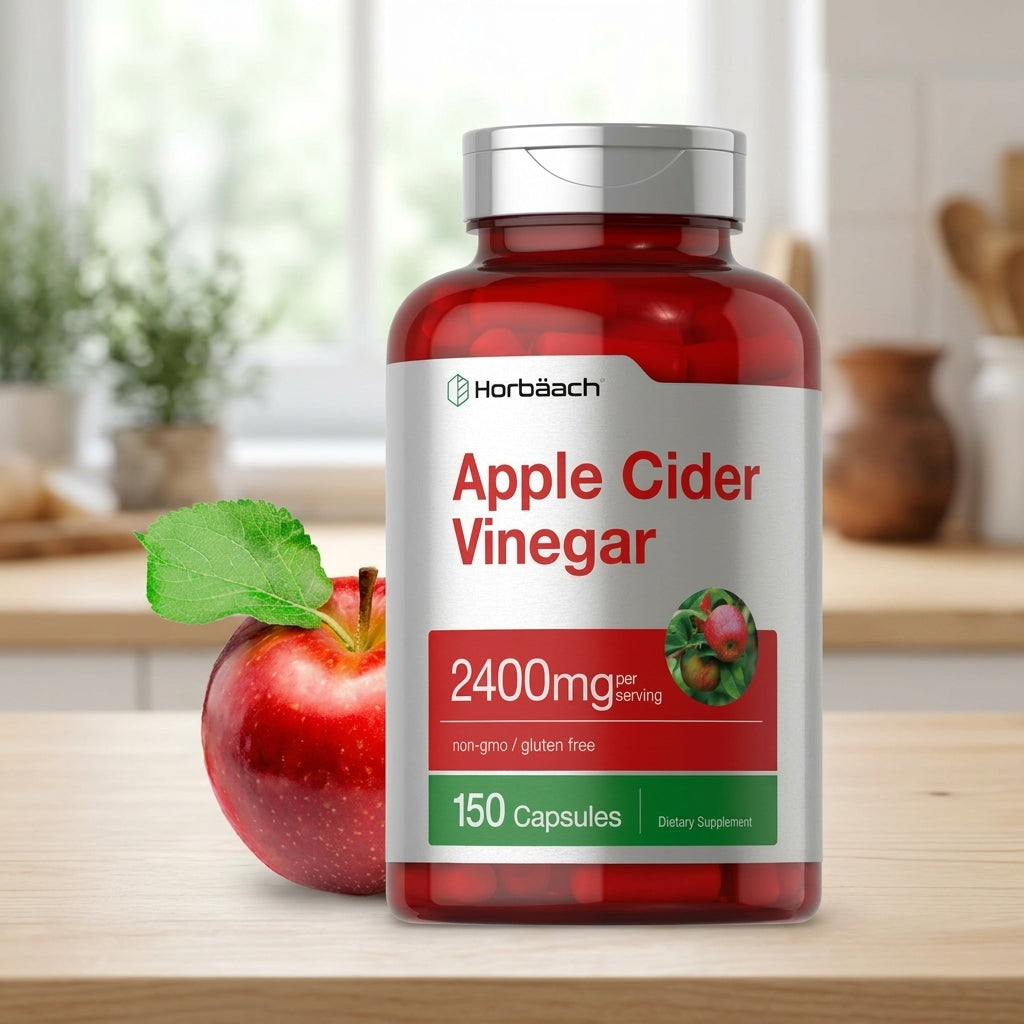 Apple Cider Vinegar Capsules 2400mg 150 Count Non-GMO